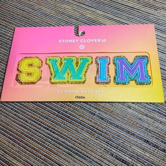 Stoney Clover Lane Handbags - Stoney Clover Lane “SWIM” patch set - NEW